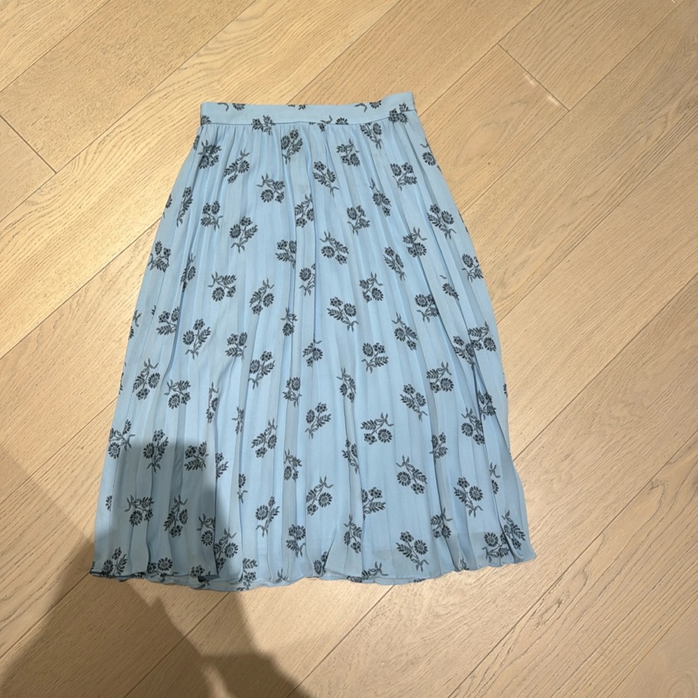 Brooks Brothers pleated midi skirt size 0